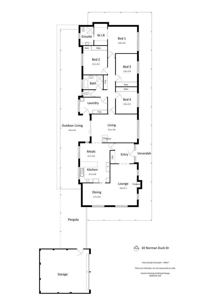 Floorplan of Homely house listing, 10 Norman Duck Avenue, San Isidore NSW 2650