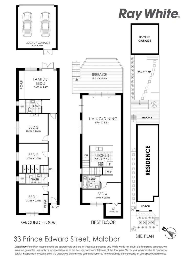 Floorplan of Homely house listing, 33 Prince Edward Street, Malabar NSW 2036
