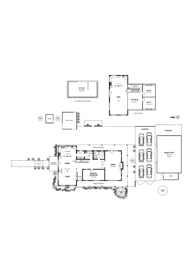 Floorplan of Homely rural property listing, 248 Sharrocks Road, Mount Egerton VIC 3352