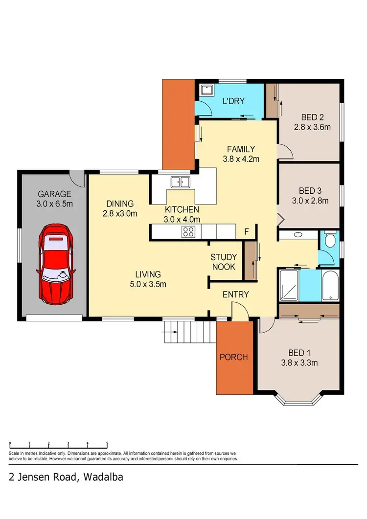 Floorplan of Homely house listing, 2 Jensen Road, Wadalba NSW 2259