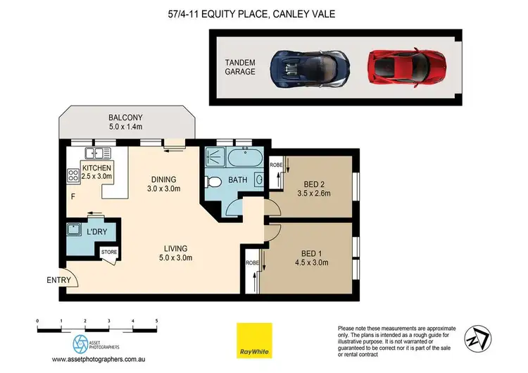 Floorplan of Homely unit listing, 57/4-11 Equity Place, Canley Vale NSW 2166