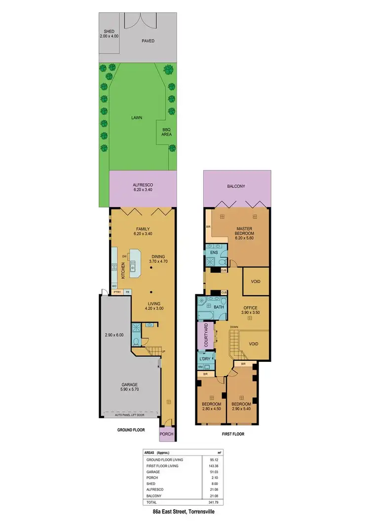 Floorplan of Homely house listing, 86A East Street, Torrensville SA 5031