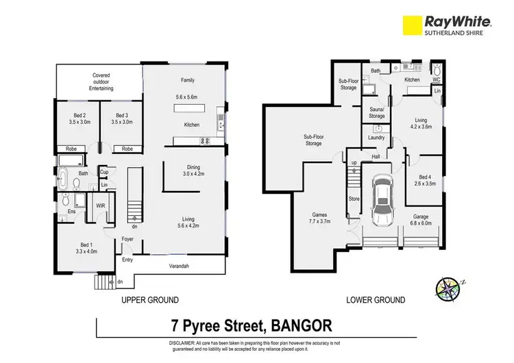 Floorplan of Homely house listing, 7 Pyree Street, Bangor NSW 2234