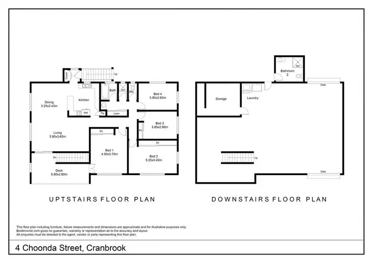 Floorplan of Homely house listing, 4 Choonda Street, Cranbrook QLD 4814