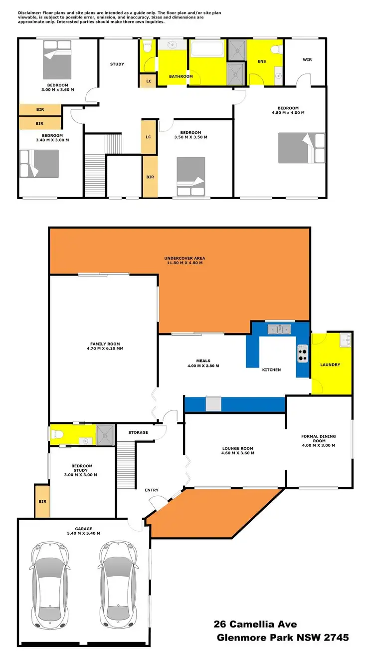 Floorplan of Homely house listing, 26 Camellia Avenue, Glenmore Park NSW 2745