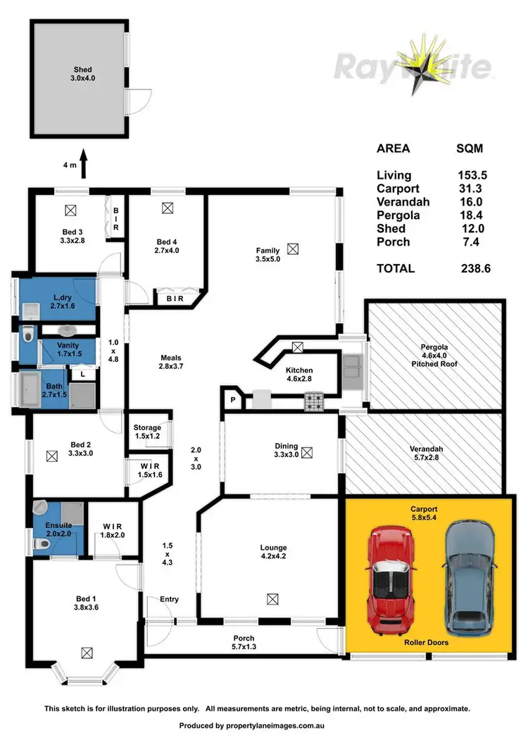 Floorplan of Homely house listing, 24 Coleman Parade, Evanston Park SA 5116