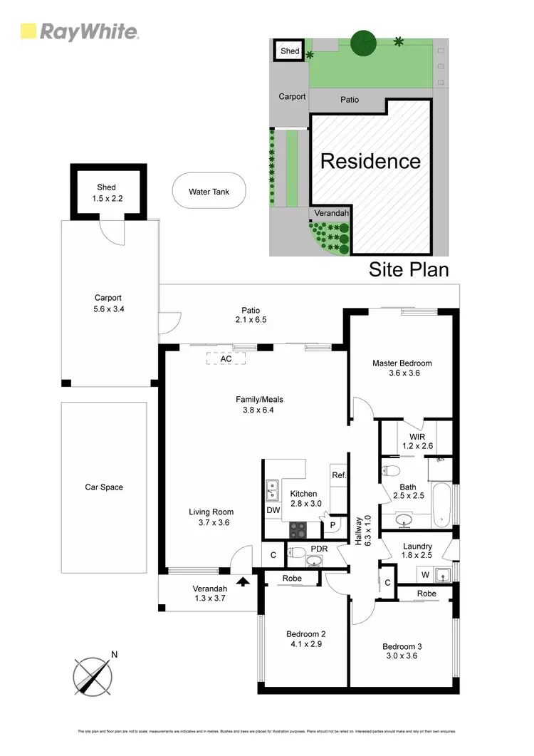 Floorplan of Homely unit listing, 2/224 Frankston-Dandenong Road, Seaford VIC 3198