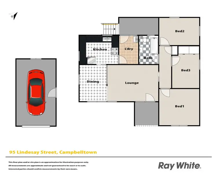 Floorplan of Homely house listing, 95 Lindesay Street, Campbelltown NSW 2560