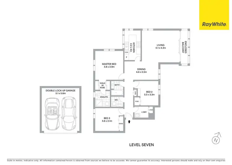 Floorplan of Homely apartment listing, 20/366 Edgecliff Road, Woollahra NSW 2025