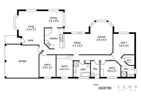 Floorplan of Homely house listing, 26 Mahogany Place, North Nowra NSW 2541