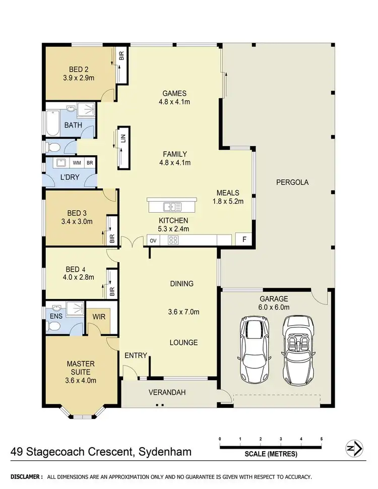 Floorplan of Homely house listing, 49 Stagecoach Crescent, Sydenham VIC 3037