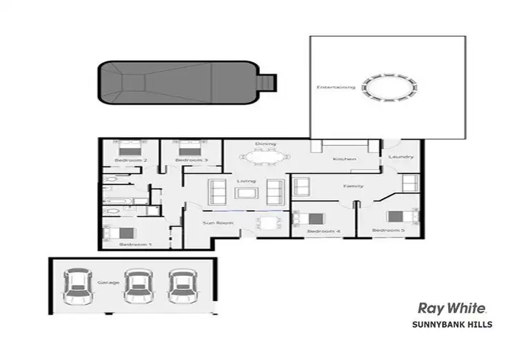 Floorplan of Homely house listing, 7 Eurydice Street, Robertson QLD 4109