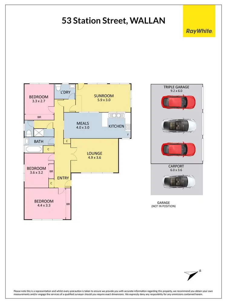 Floorplan of Homely house listing, 53 Station Street, Wallan VIC 3756