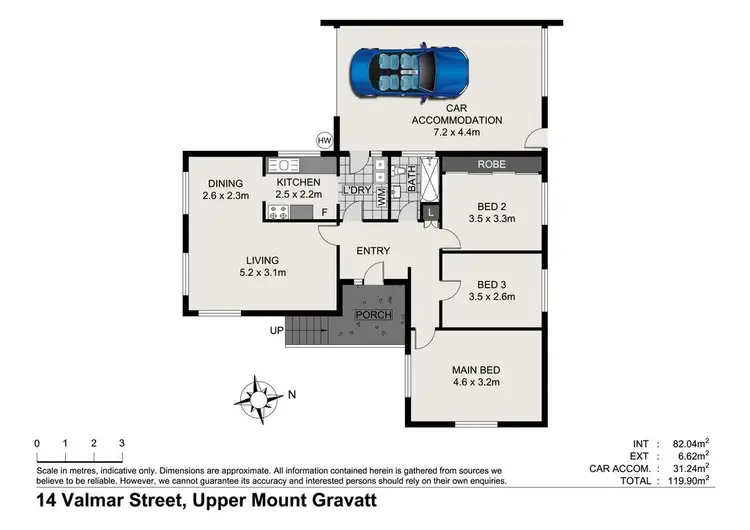 Floorplan of Homely house listing, 14 Valmar Street, Upper Mount Gravatt QLD 4122