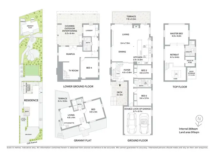 Floorplan of Homely house listing, 62 Cliff Avenue, Northbridge NSW 2063