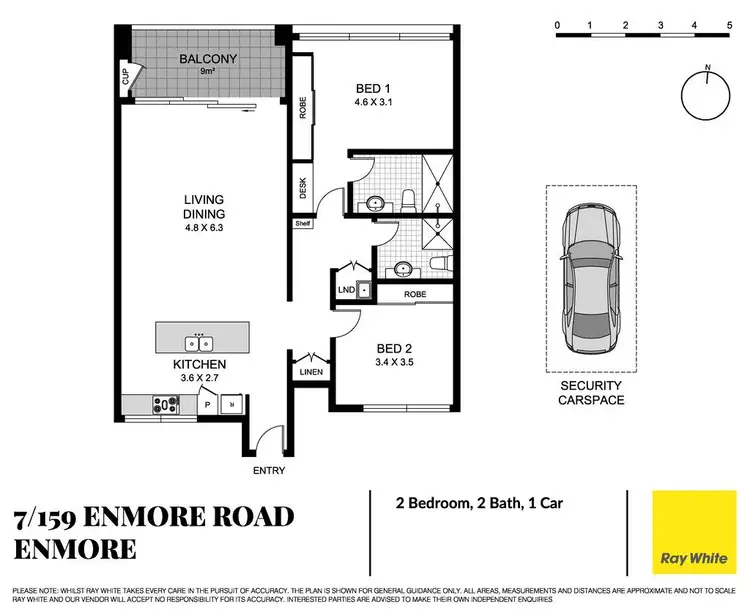 Floorplan of Homely apartment listing, 7/159 Enmore Road, Enmore NSW 2042