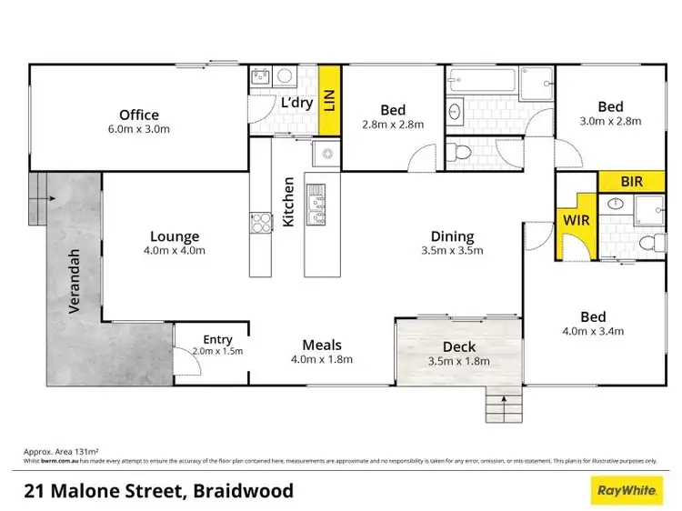 Floorplan of Homely house listing, 21 Malone Street, Braidwood NSW 2622