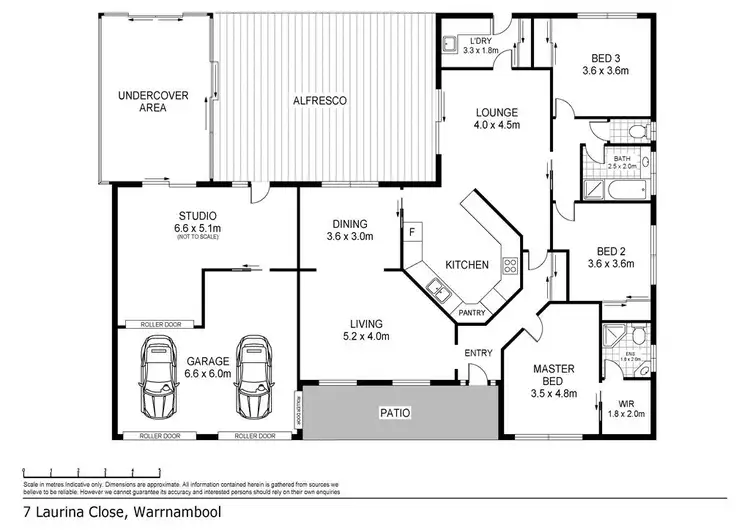 Floorplan of Homely house listing, 7 Laurina Close, Warrnambool VIC 3280
