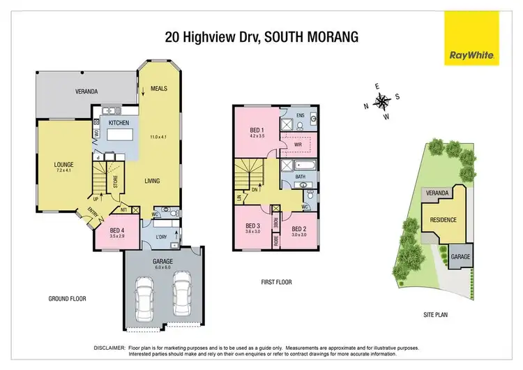Floorplan of Homely house listing, 20 Highview Drive, South Morang VIC 3752