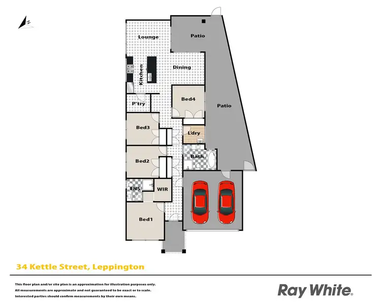 Floorplan of Homely house listing, 34 Kettle Street, Leppington NSW 2179