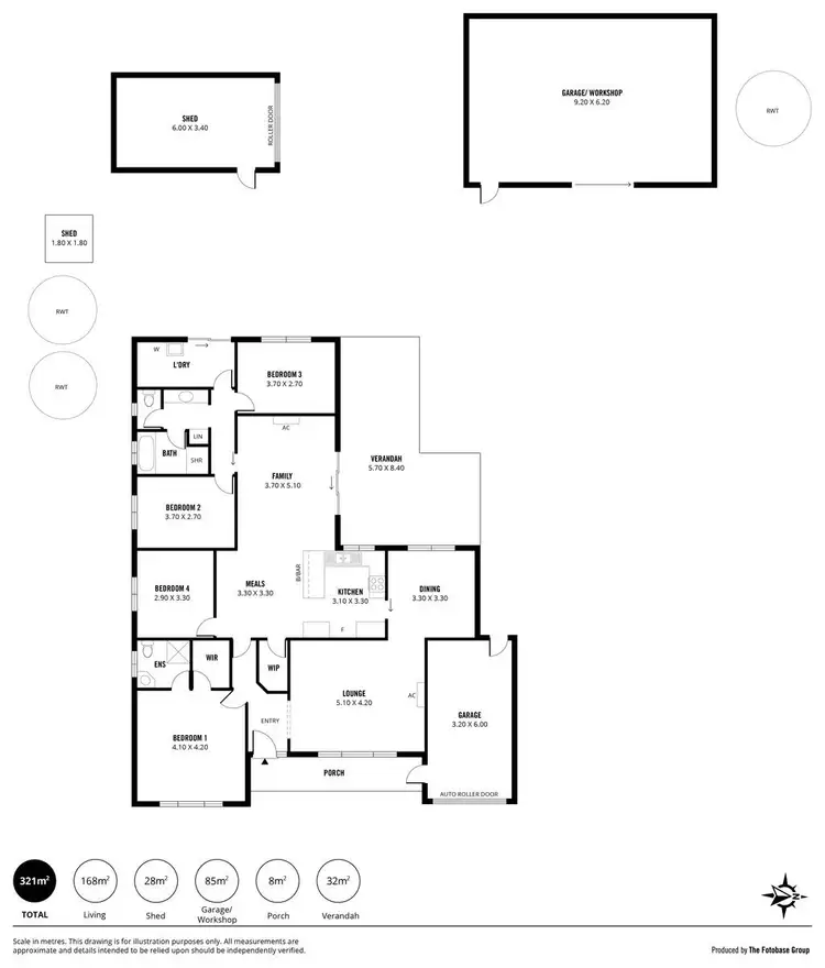 Floorplan of Homely house listing, 4 Coad Court, Strathalbyn SA 5255