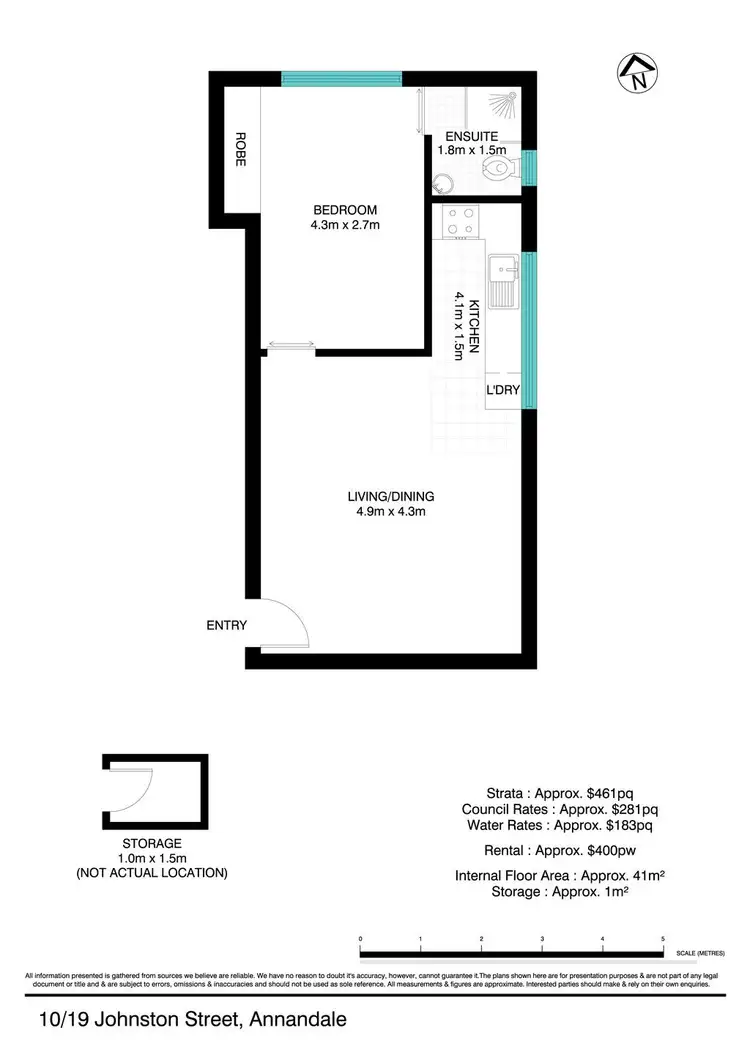 Floorplan of Homely apartment listing, 10/19 Johnston Street, Annandale NSW 2038
