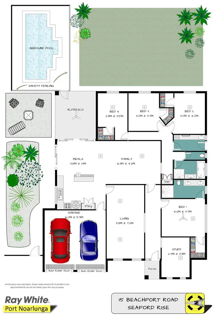 Floorplan of Homely house listing, 15 Beachport Road, Seaford Rise SA 5169