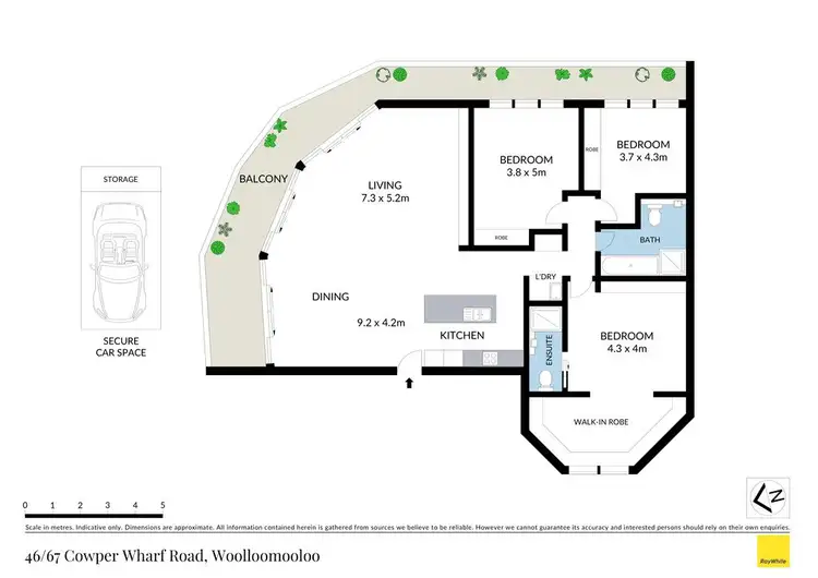 Floorplan of Homely apartment listing, 46/67 Cowper Wharf Road, Woolloomooloo NSW 2011