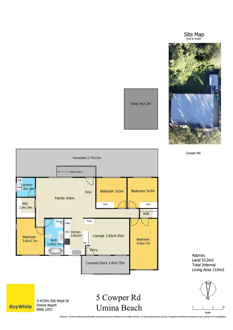 Floorplan of Homely house listing, 5 Cowper Road, Umina Beach NSW 2257