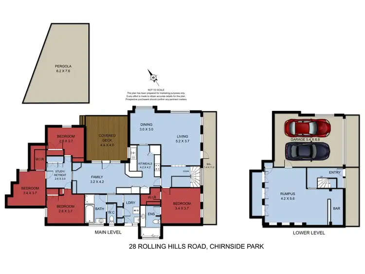 Floorplan of Homely house listing, 28 Rolling Hills Road, Chirnside Park VIC 3116