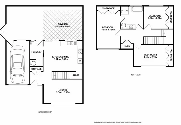 Floorplan of Homely townhouse listing, 16/160 Maxwell Street, South Penrith NSW 2750