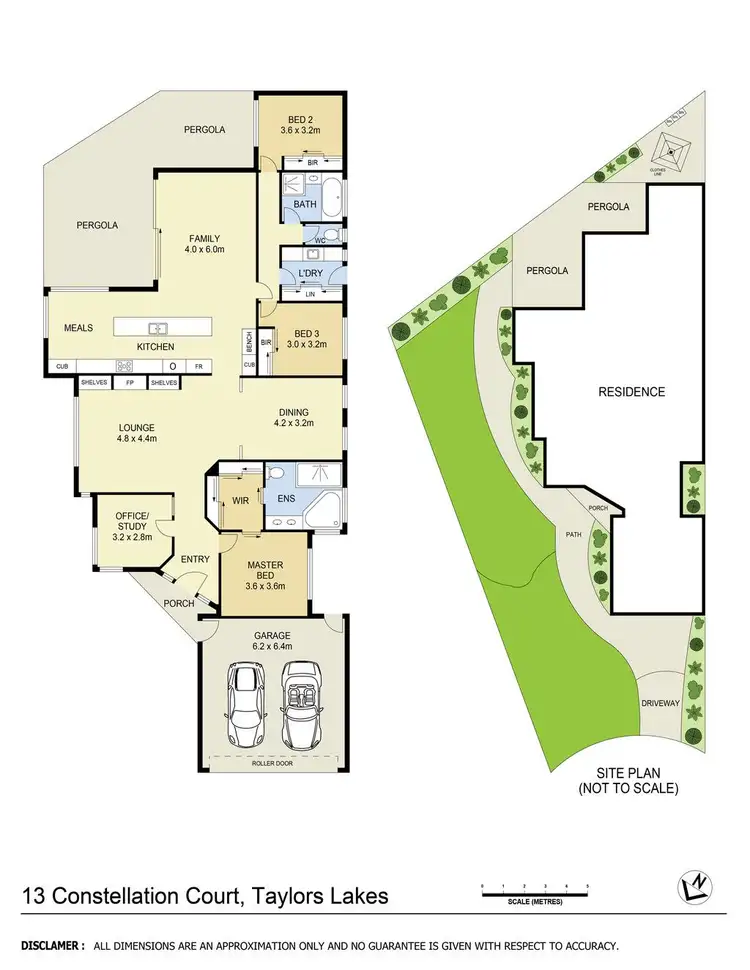 Floorplan of Homely house listing, 13 Constellation Court, Taylors Lakes VIC 3038