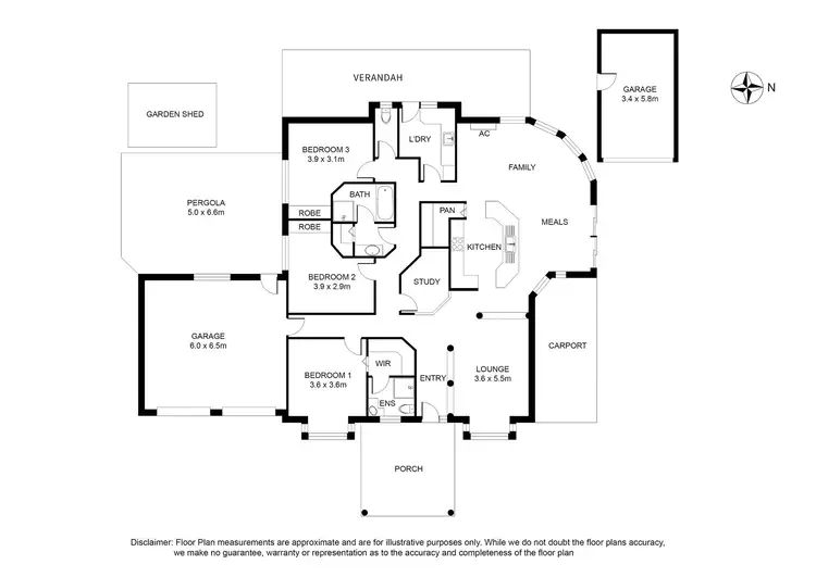 Floorplan of Homely house listing, 13 Flinders Terrace, Mount Gambier SA 5290
