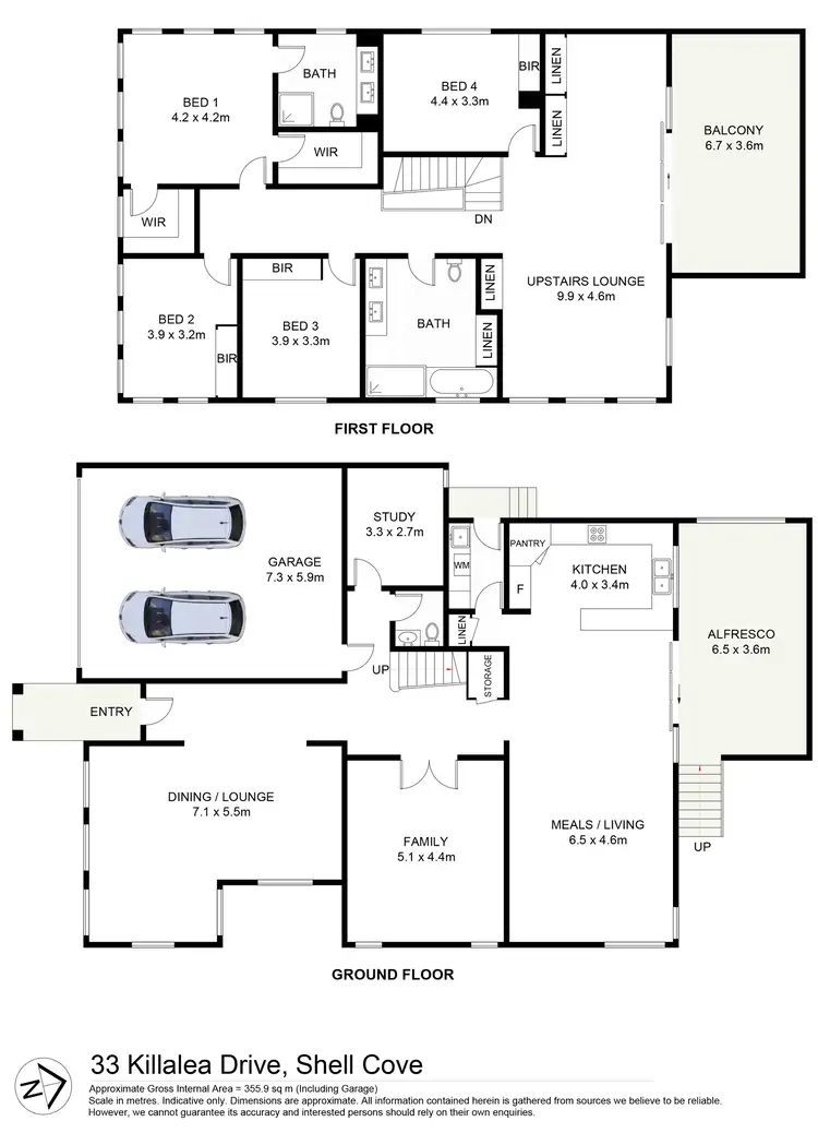 Floorplan of Homely house listing, 33 Killalea Drive, Shell Cove NSW 2529