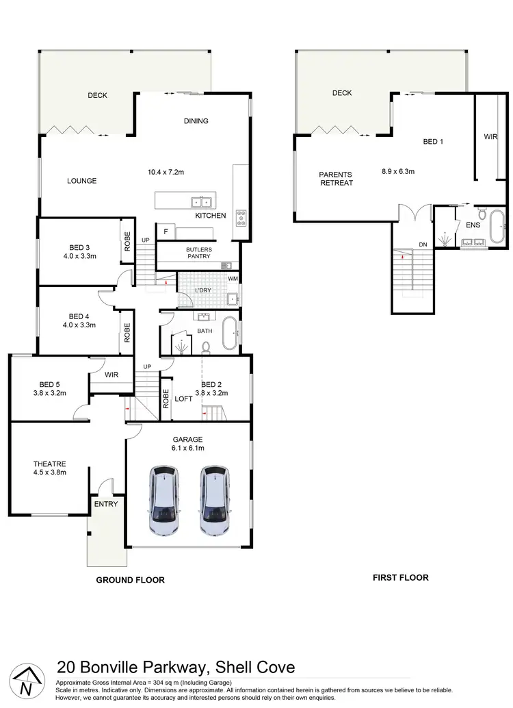 Floorplan of Homely house listing, 20 Bonville Parkway, Shell Cove NSW 2529