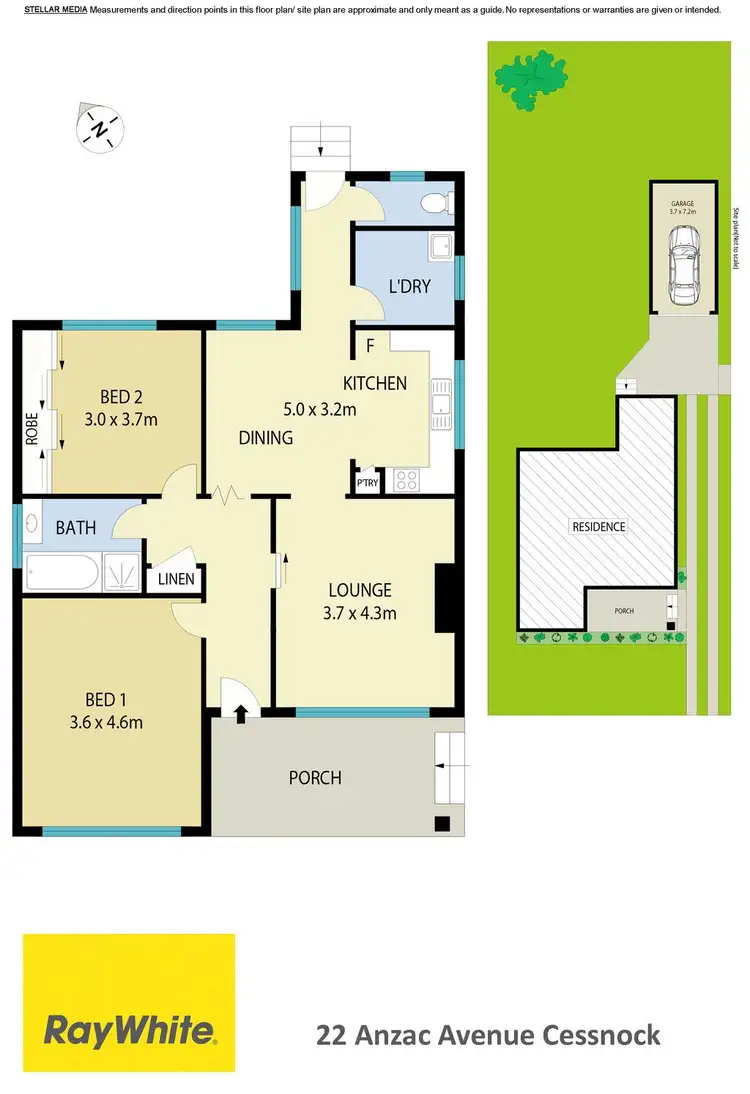 Floorplan of Homely house listing, 22 Anzac Avenue, Cessnock NSW 2325