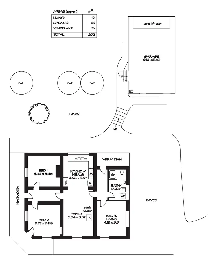 Floorplan of Homely house listing, 1174 Greenhill Road, Uraidla SA 5142