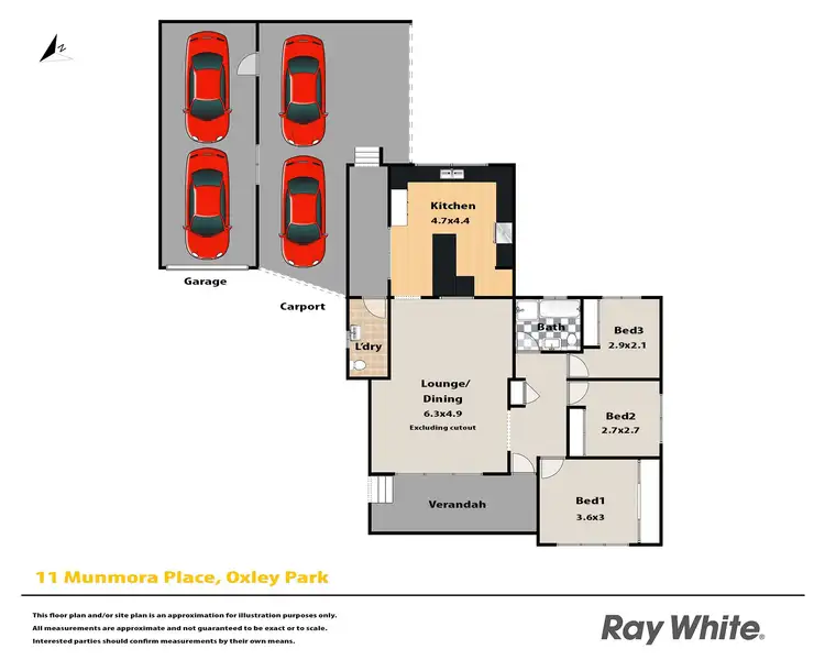 Floorplan of Homely house listing, 11 Munmora Place, Oxley Park NSW 2760
