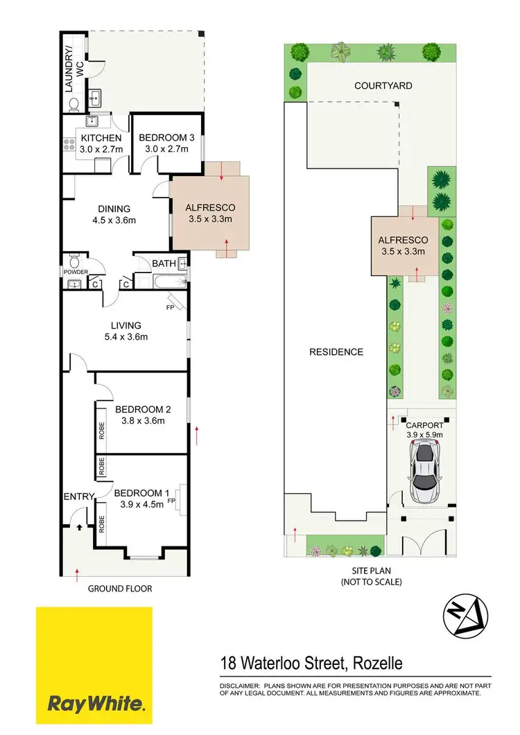 Floorplan of Homely house listing, 18 Waterloo Street, Rozelle NSW 2039