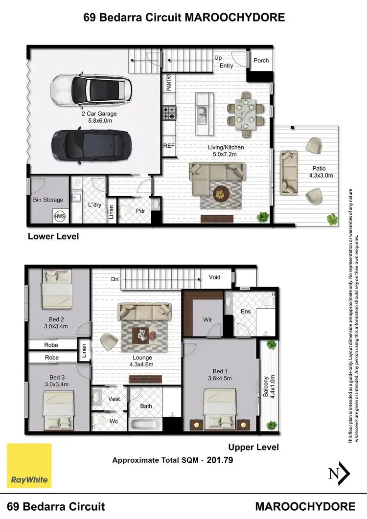 Floorplan of Homely house listing, 69 Bedarra Circuit, Maroochydore QLD 4558