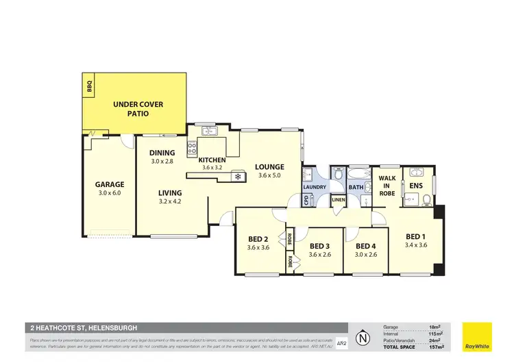 Floorplan of Homely house listing, 2 Heathcote Street, Helensburgh NSW 2508