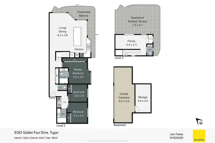 Floorplan of Homely apartment listing, 9/343 Golden Four Drive, Tugun QLD 4224
