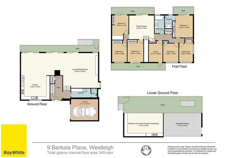 Floorplan of Homely house listing, 9 Barkala Place, Westleigh NSW 2120