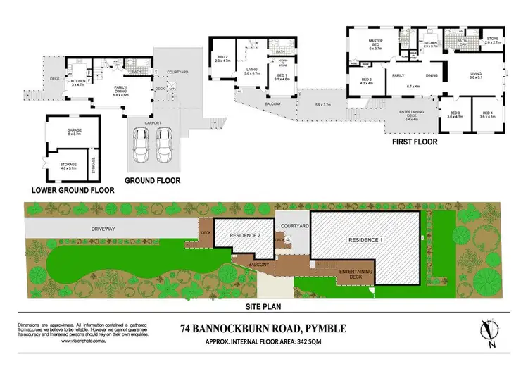 Floorplan of Homely house listing, 74 Bannockburn Road, Pymble NSW 2073