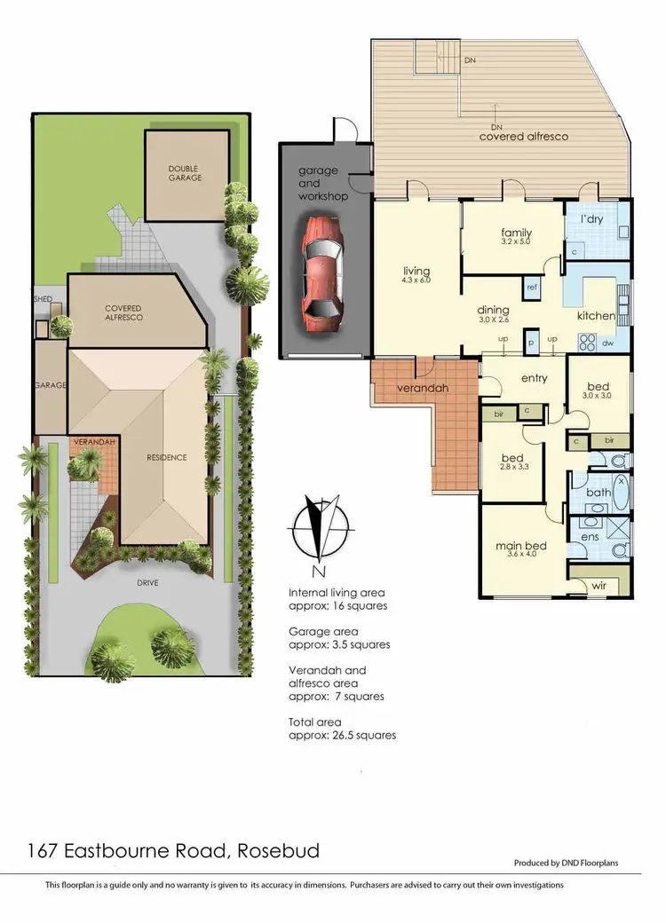 Floorplan of Homely house listing, 167 Eastbourne Road, Rosebud VIC 3939