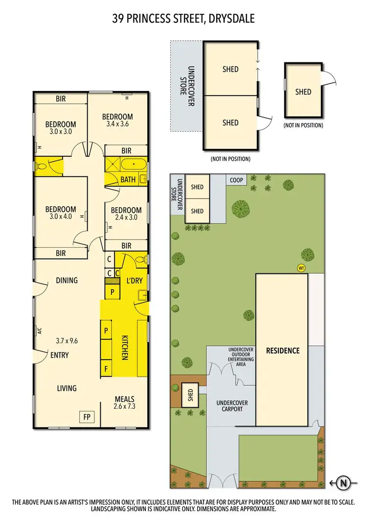 Floorplan of Homely house listing, 39 Princess Street, Drysdale VIC 3222