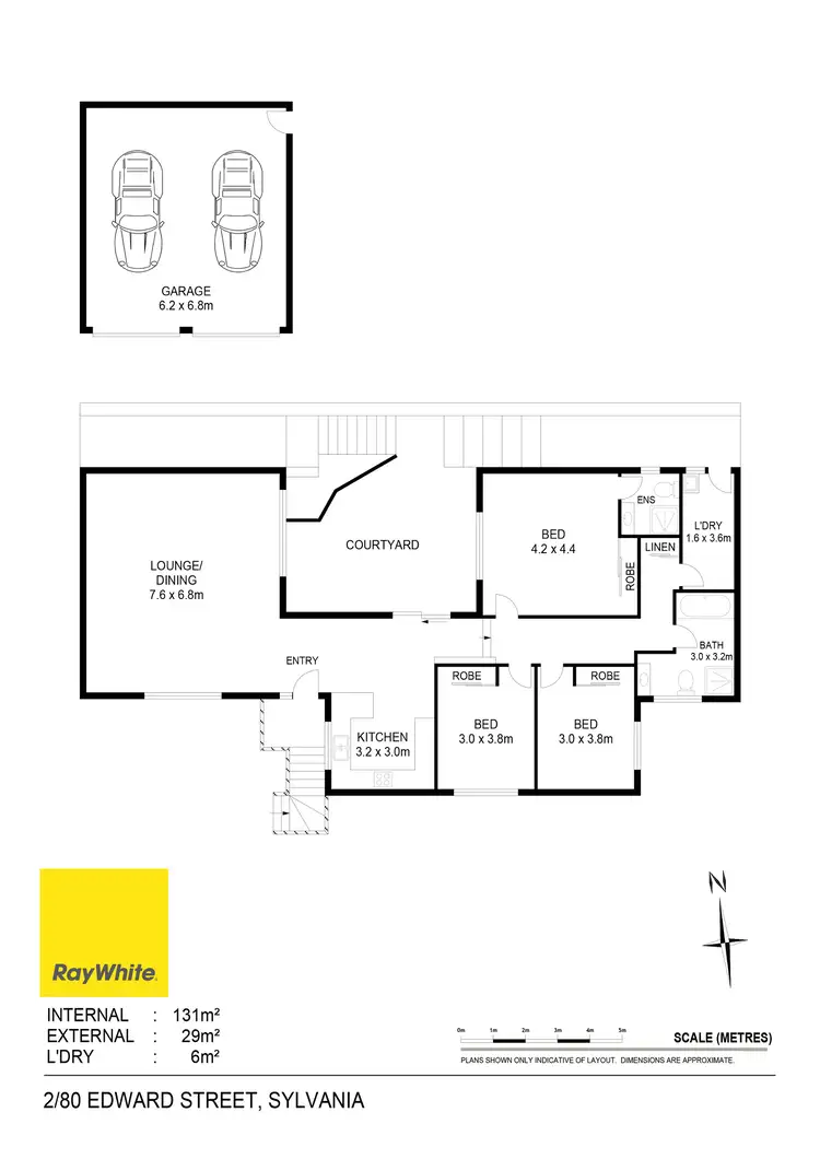 Floorplan of Homely villa listing, 2/80 Edward Street, Sylvania NSW 2224
