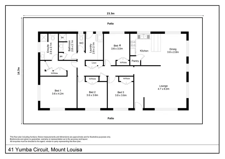 Floorplan of Homely house listing, 41 Yumba Circuit, Mount Louisa QLD 4814