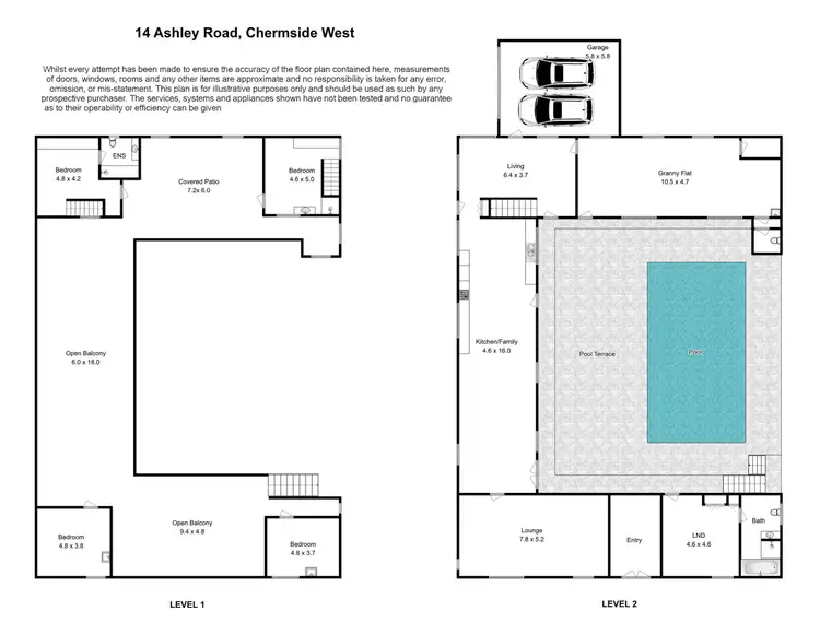 Floorplan of Homely house listing, 14 Ashley Road, Chermside West QLD 4032