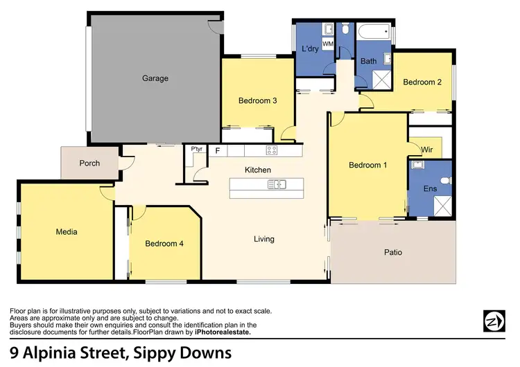 Floorplan of Homely house listing, 9 Alpinia Street, Sippy Downs QLD 4556